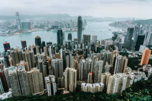 Asia, China, Hong Kong, Hong Kong Island, Victoria Harbor Asia, China, Hong Kong, Hong Kong Island, Victoria Harbor